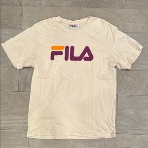 FILA Cream T-Shirt for Men